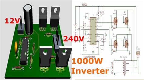 12v To 220v 2000w Inverter Circuit Diagram