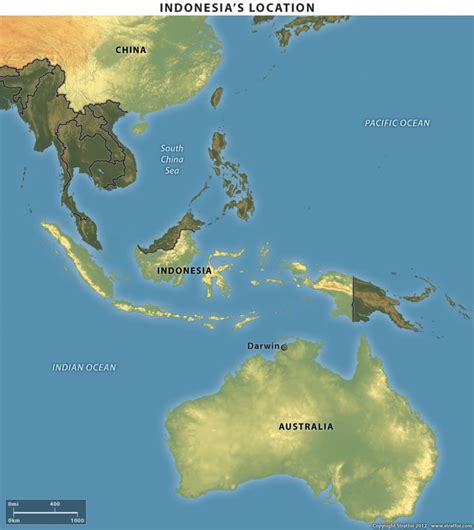 Baseline Australia Indonesia map | Stratfor