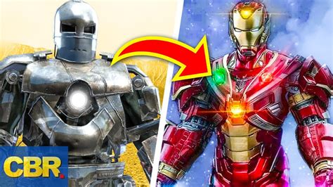 The Full Evolution Of Iron Man Suits - YouTube