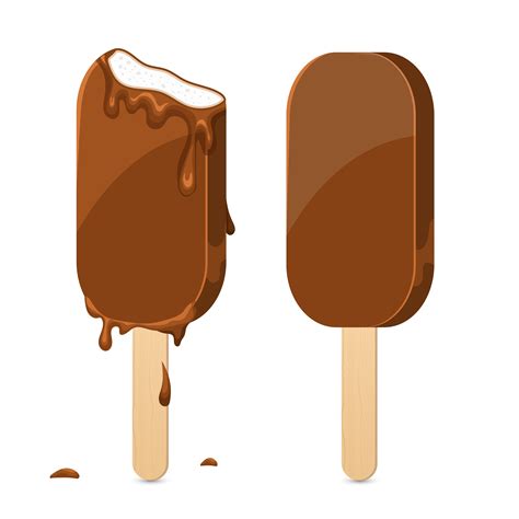 Ice cream on stick 1268696 Vector Art at Vecteezy