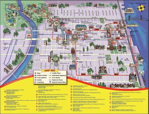 Philadelphia Sightseeing Map