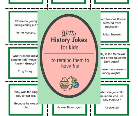 73 Funny History Jokes for Teachers & Students (with Printable)