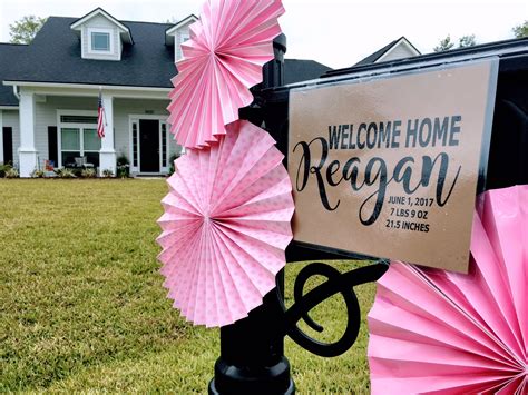 Welcome home baby sign. Our custom welcome home sign is perfect for your bringing home baby ...