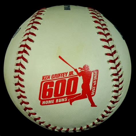 Ken Griffey Jr. Signed Limited Edition OML 600 Home Runs Logo Baseball ...