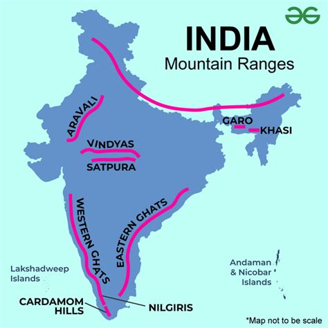 Mountain Ranges India Map - Anetta Mathilda