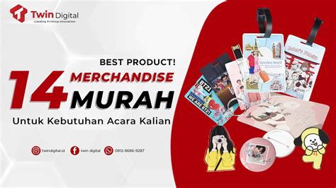 14 Ide Merchandise Murah untuk Segala Acara! - Twindigital.co.id