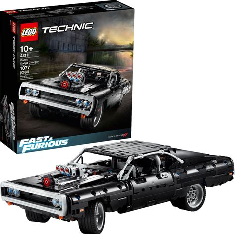 Best Buy: LEGO Technic Fast & Furious Dom’s Dodge Charger 42111 Race Car Building Set (1,077 ...