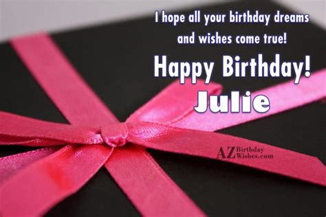 Happy Birthday Julie