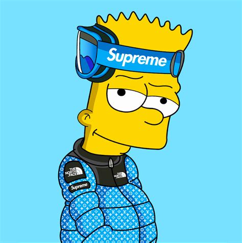 Bart Simpson Drippy Cool Supreme Wallpapers This the bart simpson ...