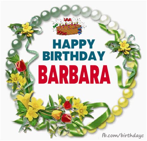 Happy Birthday BARBARA gif | Birthday Greeting | birthday.kim