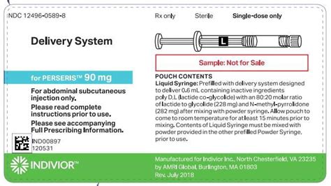 Perseris - FDA prescribing information, side effects and uses