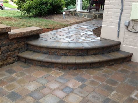 Bullnose Paver Steps - Tillerman Gardens