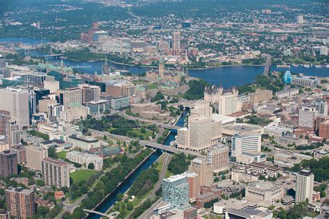 Aerial Photo | Ottawa City Skyline