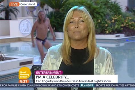 Jimmy Bullard flashes BUM live on Good Morning Britain during Carl ...