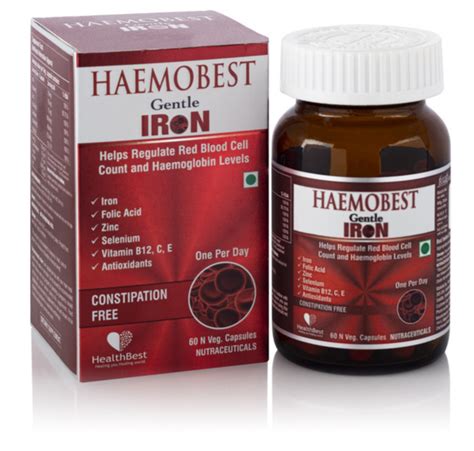 Iron & Red Blood Cell Supplement Capsules which Increases Hgb, 60 tablets - Other Vitamins ...