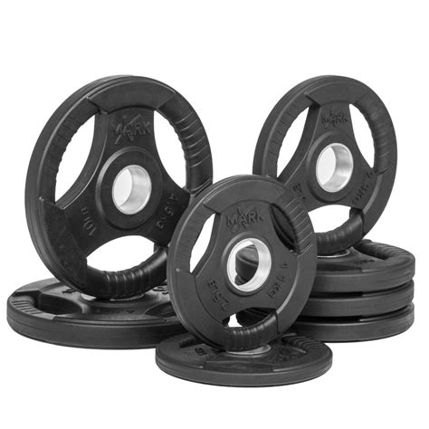 XMark Fitness Rubber Coated Olympic Plate Set XM-3377-BAL - Buy Online – Strength Warehouse USA