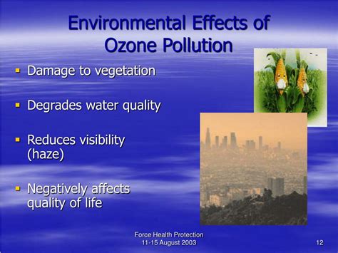 PPT - Environmental and Health Impacts of Air Pollution: Ozone PowerPoint Presentation - ID:1395304