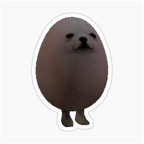 "Eggdog meme" Sticker for Sale by the-al-foil | Redbubble