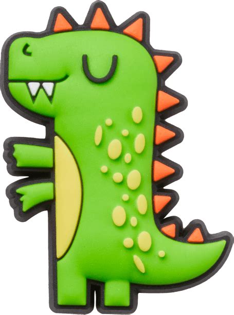 Green Dino Jibbitz Shoe Charm - Crocs