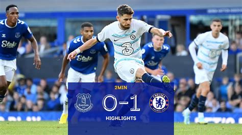 Everton 0-1 Chelsea | Jorginho Penalty Gets Chelsea Off To a Winning ...