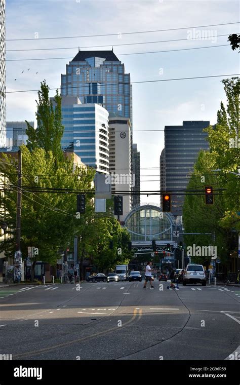 The Seattle, Washington skyline Stock Photo - Alamy