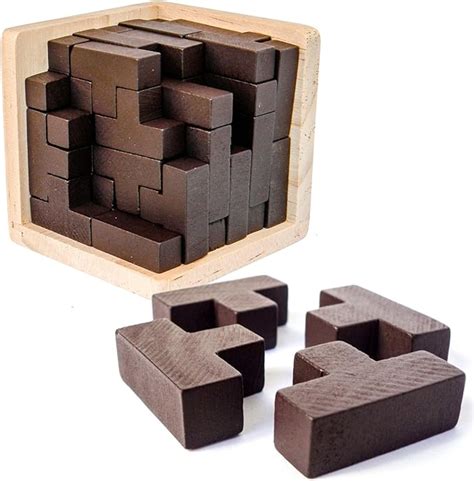 Sharp Brain Zone Puzzle Casse-tête 3D en Bois Casse tête en Forme de T ...