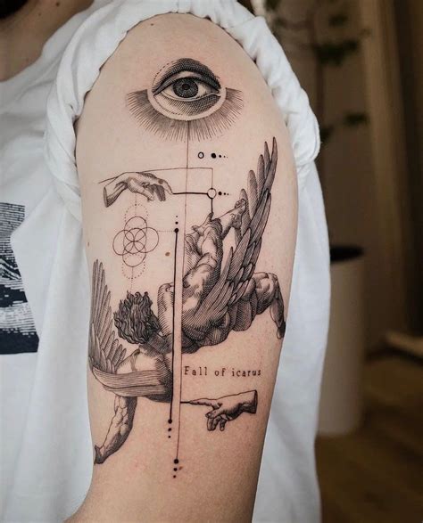 20+ Icarus Tattoo Designs That Perfectly Capture the Mythological ...