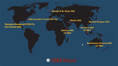 Us Aircraft Carrier Locations Map