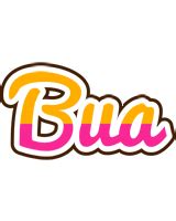 Bua Logo | Name Logo Generator - Smoothie, Summer, Birthday, Kiddo, Colors Style