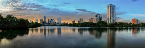 Austin Skyline Panorama - T. Kahler Photography