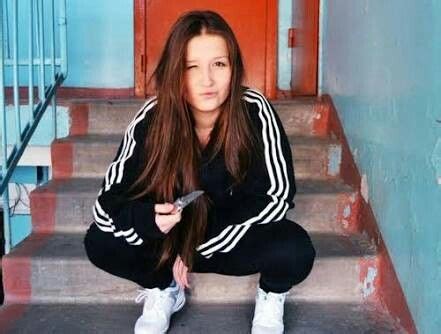 Beautiful gopnik girl | Adidas tracksuit, Adidas outfit, Tracksuit