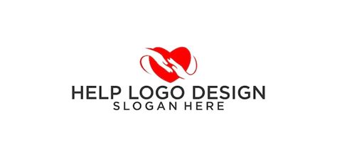 Premium Vector | Help logo design