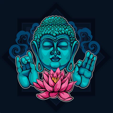 Shows Buddha Sutra and the Lotus 683546 Vector Art at Vecteezy