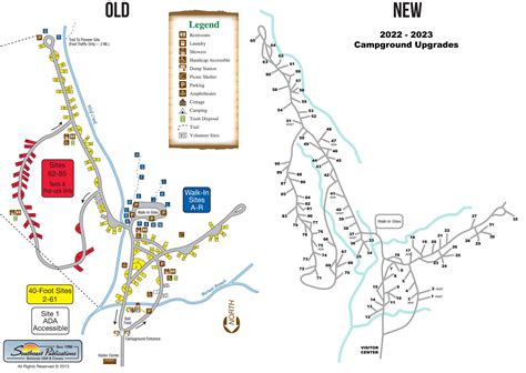 Vogel State Park Cabins Map