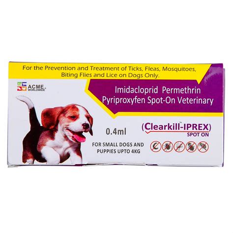 Shop Flea and Tick Remover For Pets - Clearkill Iprex, 0.4 ml