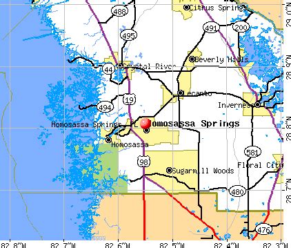 Homosassa Springs Florida Map - Osiris New Dawn Map