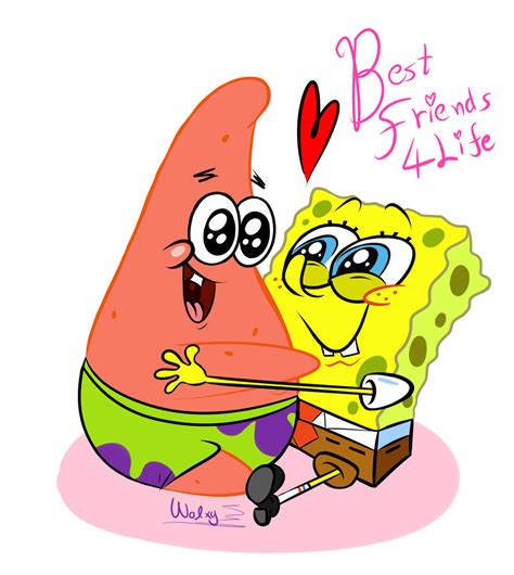 SpongeBob and Patrick - Best Friends 4 Life by FoxyWolxy on DeviantArt