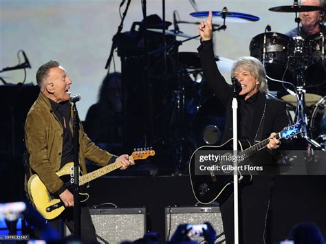 Bruce Springsteen and Sammy Hagar at the 2024 MusiCares Person of the... News Photo - Getty Images