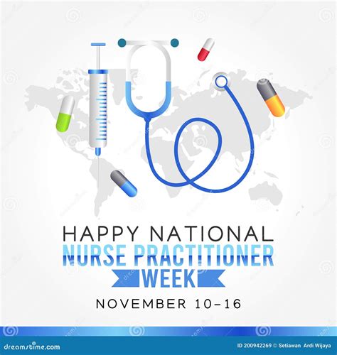 Vector Graphic of National Nurse Practitioner Week Good for National ...