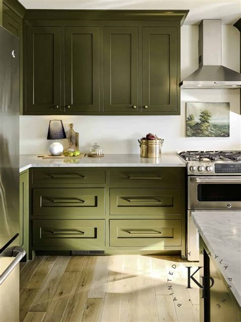 Best Green Kitchen Cabinets Ideas - The DIY Nuts