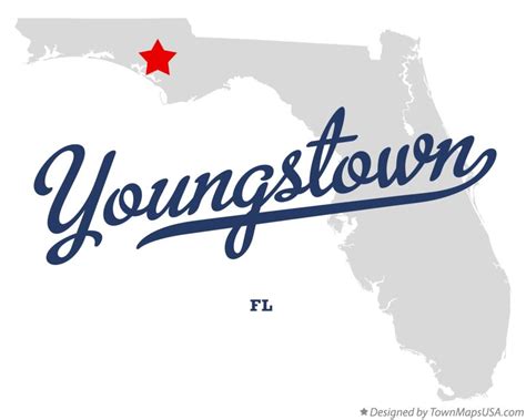 Map of Youngstown, FL, Florida