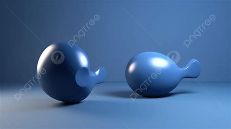 3d Messenger Logo App Blue Background For Seamless Social Communication, Facebook Messenger, Sns ...