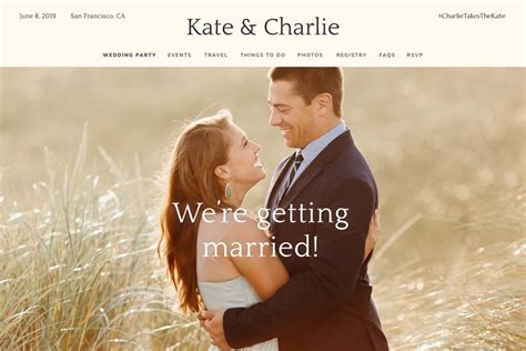 20 Free Wedding Website Templates That Will Inspire You - Zola Expert ...