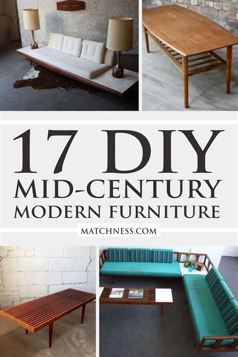 17 DIY Mid-Century Modern Furniture ~ Matchness.com