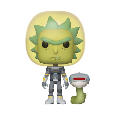 Buy Funko Pop! Animation: Rick and Morty - Space Suit Rick w/Snake ...