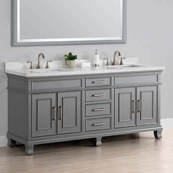 6 Ft Double Sink Bathroom Vanity Top | Noconexpress