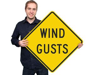 Wind Warning Signs