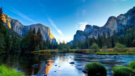 Yosemite National Park Poster 1920 x 1080 HDTV 1080p Wallpaper