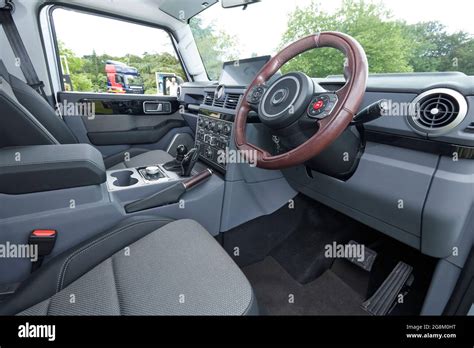 INEOS Grenadier 4X4 Interior UK Stock Photo - Alamy