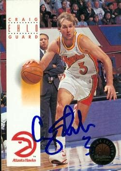 Craig Ehlo autographed Basketball Card (Atlanta Hawks) 1994 Skybox #192